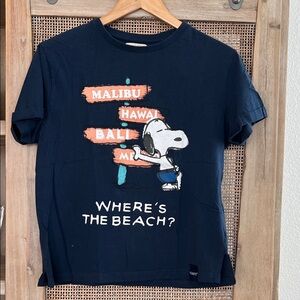 💚BUY 3 for $15💚 Zara Boys Snoopy Graphic T-Shirt